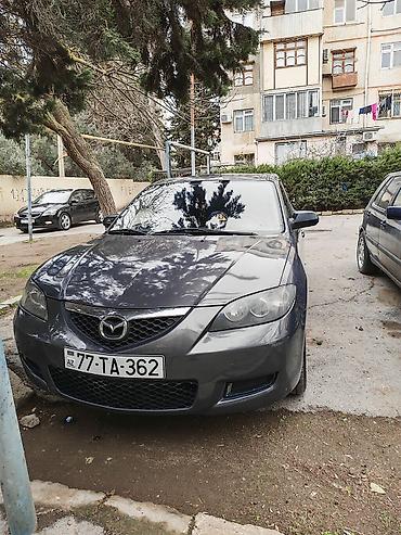 Mazda: Mazda 3 sedan - Kuzov: sedan, tünd-boz rəng - Mühərrik: benzin (detal — 2
