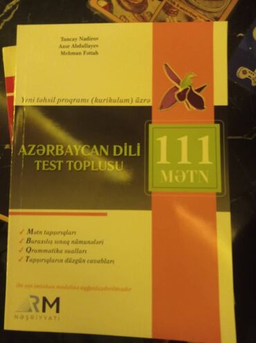 tedi ayı mətni: RM neşriyat Azerbaycan Dili Test Toplusu 111 Metn