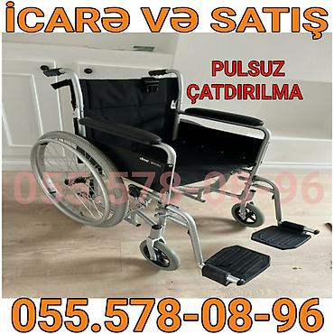 tibbi araba: İcarə və satış üçün əlil arabası - Mexaniki tip, arxa böyük təkərlər — 1