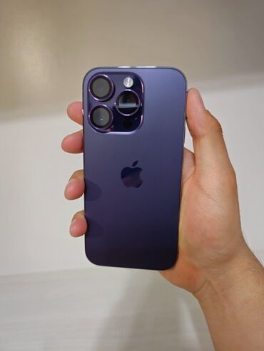 аксессуары для мобильных телефонов оптом: IPhone 14 Pro Max, Б/у, 256 ГБ, Deep Purple, Защитное стекло, Чехол, 88 %