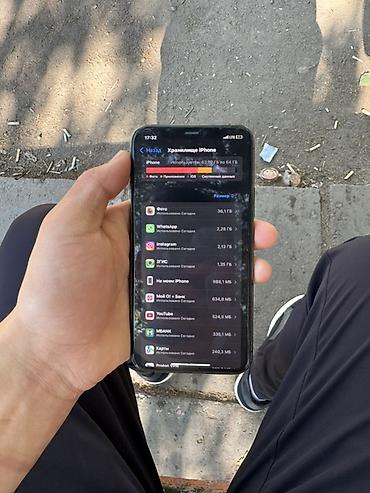 iphone cs max: IPhone 11 Pro, Б/у, 64 ГБ, Space Gray, Чехол, 100 % — 5