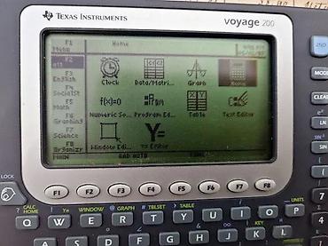 Ostala elektronika: Texas Instruments VOYAGE 200 Graphing Calculator. Flash tehnologija — 1