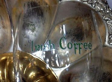 Čaše: Vintage IRISH coffee cup. Vingtage. Sa DETELINOM ulivenom u dršci — 2