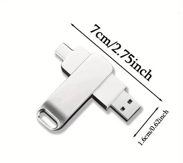 Flash kartlar: Flash kart 128 GB, USB type C, Yeni — 4