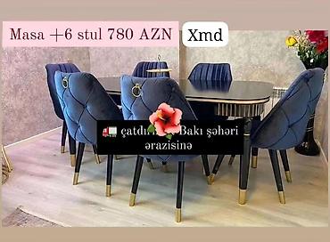 lalafo usaq oturacaqlari: Masa stull desti — 1