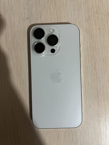 14 про макс бишкек: IPhone 15 Pro, Колдонулган, 512 ГБ, White Titanium, 86 %
