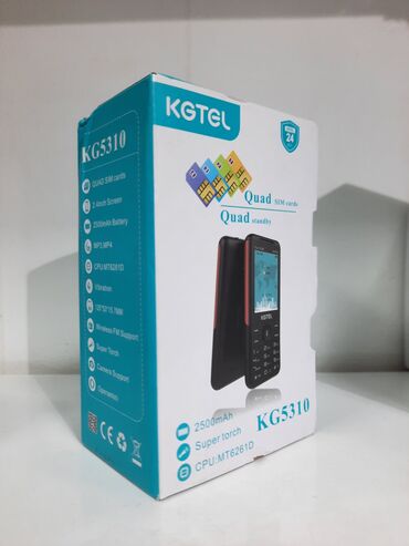 kgtel b310 v Azərbaycan | Digər mobil telefonlar: Kgtel 5310 🔹️4 SIM Kart 💾 🔹️Mp3, Mp4🎼🎞 🔹️Camera 📷 🔹️Wireless Fm