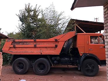 мешки б у: Самосвал КАМАЗ, оранжевый, колесная формула 6×4. Металлический кузов с — 6