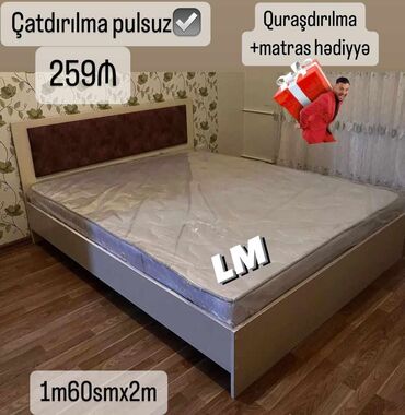 taxt qiymetleri: İkinəfərlik _*TAXT*_ _*SİFARİŞLƏ VƏ YENİ*_ Qiymət : *259₼* Ölçü