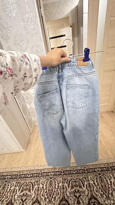 Жынсылар: Джинсы женские, укороченные, прямого кроя (culottes/straight crop) — 3