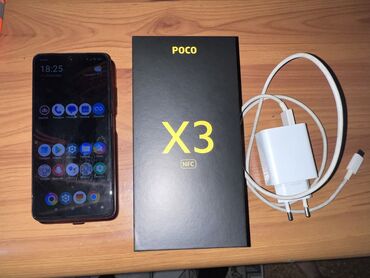 поко ф 6 бишкек: Poco X3, Колдонулган, 128 ГБ, түсү - Көк, 2 SIM