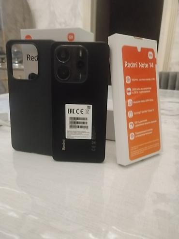 sim operator: Redmi Note 14, 256 GB, rəng - Qara, Sənədlərlə, Zəmanət, Sensor — 1
