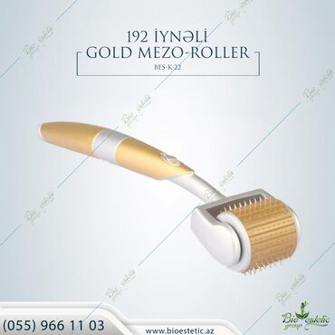 çisqa aparati: Derma Roller Gold mezoroller ilə mezoterapiya – ev şəraitində üz