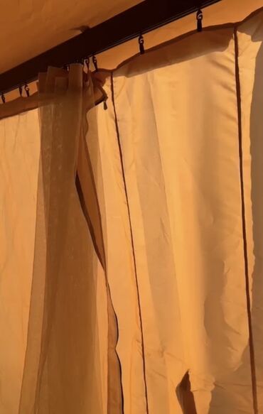 Naveslər, markizlər: Bağ/veranda üçün qapalı çardaq (pavilon) - Rəng: bej - Dördbucaqlı — 13