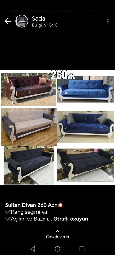 Divanlar: Divan, Yeni, Açılan, Bazalı, Parça, Ödənişli çatdırılma — 25