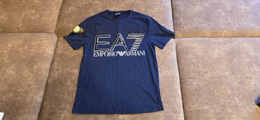 базовая футболка оверсайз мужская: Футболка S (EU 36), цвет - Синий