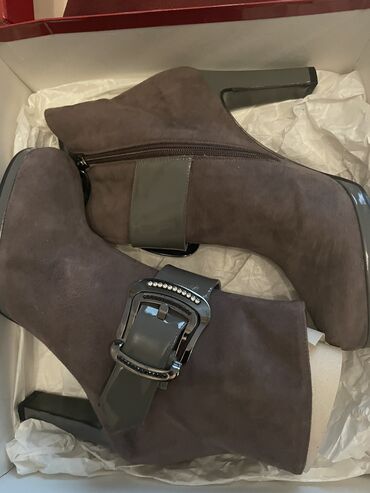 Botinka və botilyonlar: Ölçü: 37, rəng - Boz, Yeni — 8