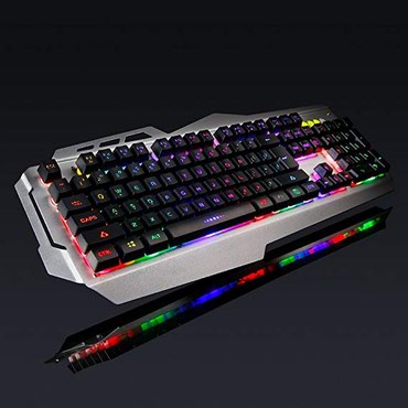 клавиатура и мышка: Игровая клавиатура + мышка комплект Мембрана Цена: 2400 сом Адрес