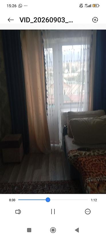 комната аламедин 1: 2 бөлмө, 44 м², 105-серия, 3 кабат, Евро оңдоо — 5