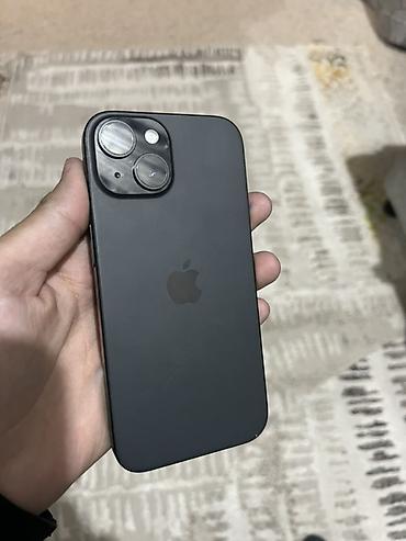 IPhone 15, Б/у, 128 ГБ, Черный, 78 %