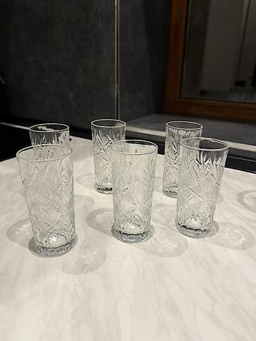xrustal stekan: Stəkanlar, Şüşə, 6 ədədli dəst, 200 ml — 3