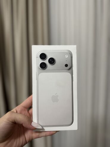 купить камеру и микрофон для компьютера: IPhone 17 Pro Max, Жаңы, 256 ГБ, Күмүш