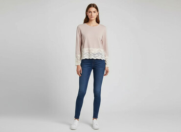modne bluzki plus size: FB Sister, Жіноча блуза, розмір L