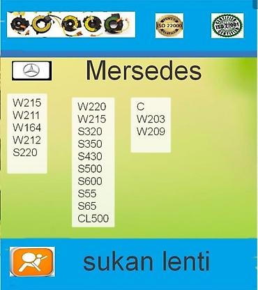 Lentlər: Mercedes Sükan lentləri. 🔹️Minik avtomobil markalarına sükan lenti — 1