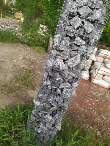 Камень: Габионные камни декоративные мраморные гранитные для ландшафтного