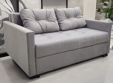 обивка дивана: Диван-кровать, цвет - Серый, Новый