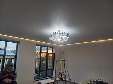 Натяжной потолок: Натяжной потолок Глянцевое, Матовое, 3D потолки Гарантия, Бесплатная консультация, Бесплатный замер — 14