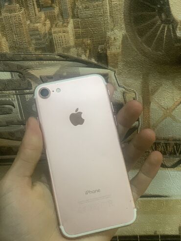 Apple iPhone: IPhone 7, 32 GB, Rose Gold, Zəmanət, Kredit, Qırıq