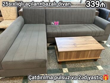 Divanlar: Künc divan, Qonaq otağı üçün, Bazalı, Açılan, Kitab
