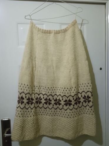 Suknje: XL, Midi, bоја - Bež — 1