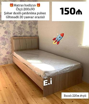taxt demirleri: Yeni, Təknəfərlik çarpayı, Bazalı, Matras ilə, Siyirməsiz — 2