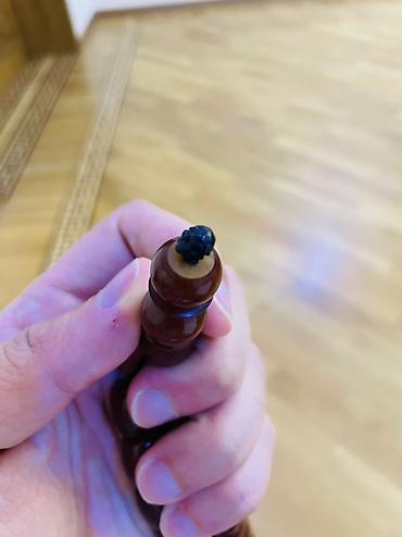 boyun bağı: Faturan təsbeh Sertifikatlı.Kəllə boyiçi sarı.15*19 mm — 4