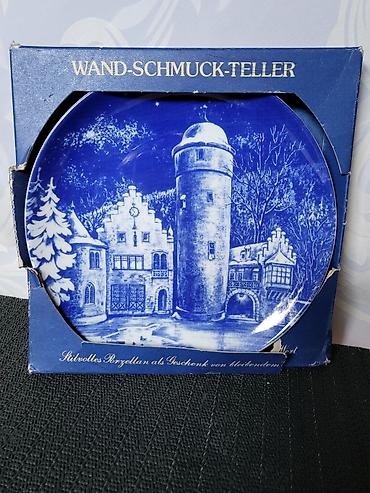 mega maxi cvece: Nov tanjit za na zid 1977g.Royal Bavaria. Nov porcelanski tanjir za — 1