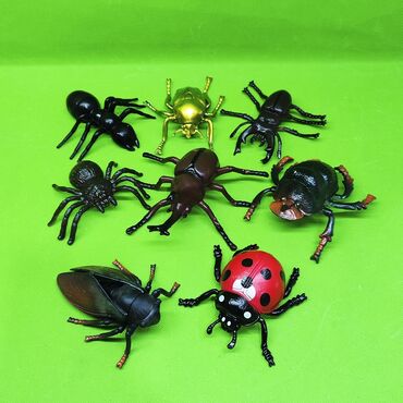 паук игрушка: Резиновые игрушки насекомые комплект🪰Доставка, скидка есть. Отличная