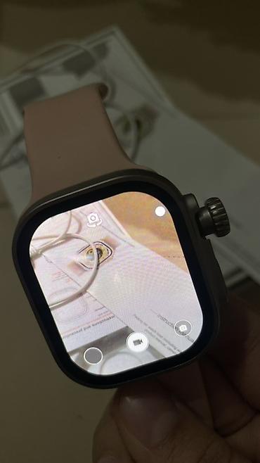 Другие смарт-часы: Смарт‑часы с большим сенсорным квадратным экраном и розовым — 4