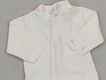 sweterek niemowlęcy biały: Bluza, 0-3 m, stan - Idealny