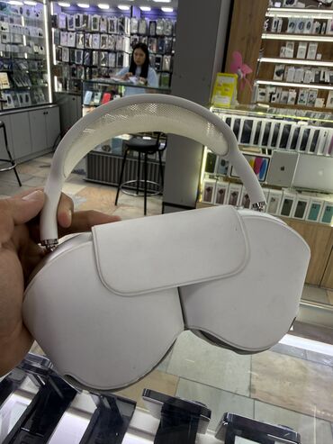 наушник airpods max: Накладные, Apple, Б/у, Беспроводные (Bluetooth), Классические