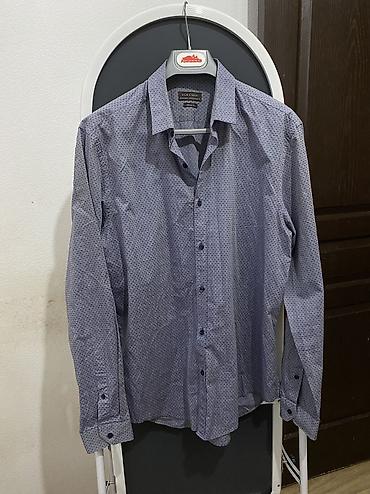 pull and bear: Köynək, Zara, XL, rəng - Mavi — 5