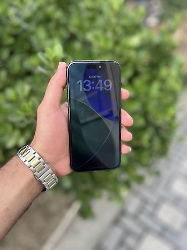 iphone satilir: IPhone 15 Pro, 256 GB, Black Titanium, Face ID — 4