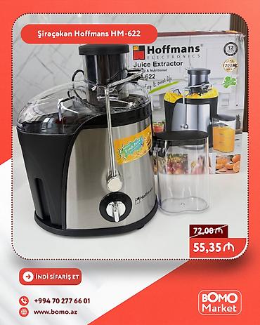 Şirəçəkən Hoffmans HM-622 - Marka: Hoffmans - Model: HM-622 (Juice lalafo.az -da Şirəçəkən Hoffmans HM-622 - Marka: Hoffmans - Model: HM-622 (Juice