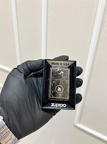 Orijinal Zippo Marble Flame - F 24 (2024 İyun) - Amerikadan Gəlib -