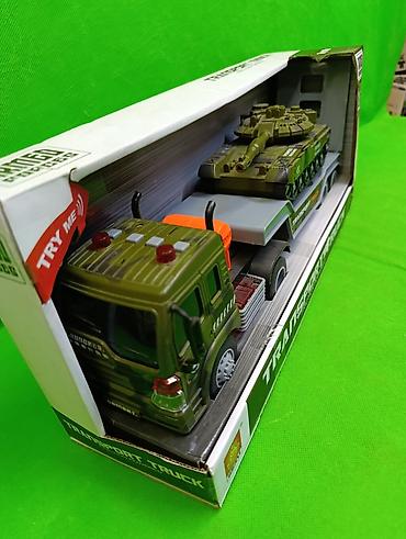 танк: Автовоз с танком игрушка музыкальная🚛 Комплектация товара: автовоз — 3