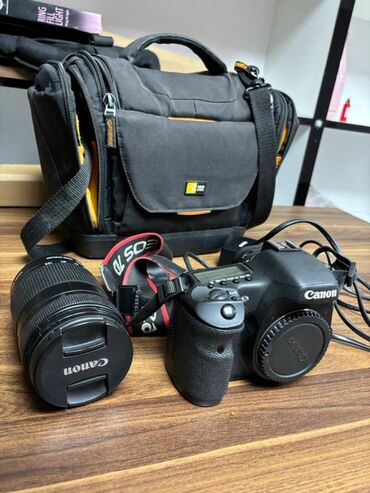 Fotokameralar: -Canon Eos 7D -18-135 mm lens -Probeq 6.3k -16 Gb Yaddaş Kartı	 -Çanta