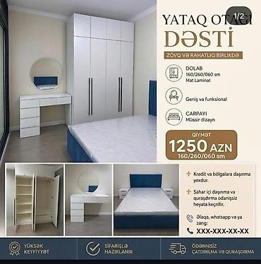 Yataq otağı dəsti – zövq və rahatlıq birlikdə Tərkib: - Dolab lalafo.az -da Yataq otağı dəsti – zövq və rahatlıq birlikdə Tərkib: - Dolab