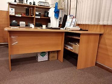 Ofis mebeli: İşlənmiş, İşçi üçün, Dördbucaq masa — 8