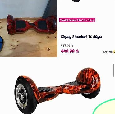 Siqvey Standart 10 düym özünü tarazlayan skuter (hoverboard) - Təkər